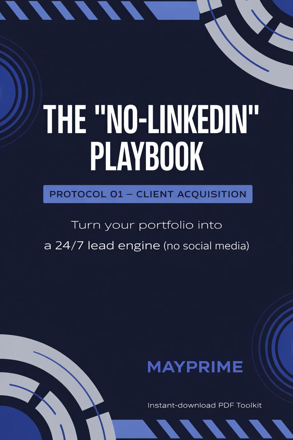 The No-LinkedIn Playbook cover
